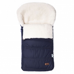 Конверт зимний меховой Nuovita Alpino Bianco, цвет Blu scuro/Темно-синий (Nuovita, NUO-ALPB_2333)